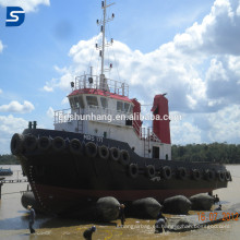 Lanzamiento caliente de la nave que lanza y elevación de las bolsas de aire de goma inflables marinas